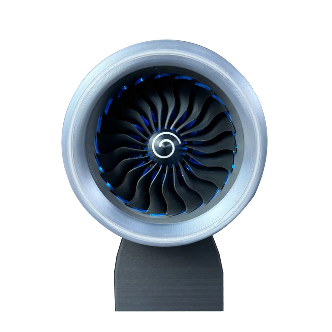 Nacelle Thrust Reverser Turbofan Engine Model 3D Printed High-end boy technology ornaments gift with light Finished version