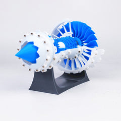 3D Printed Aero Turbofan Engine Model Static