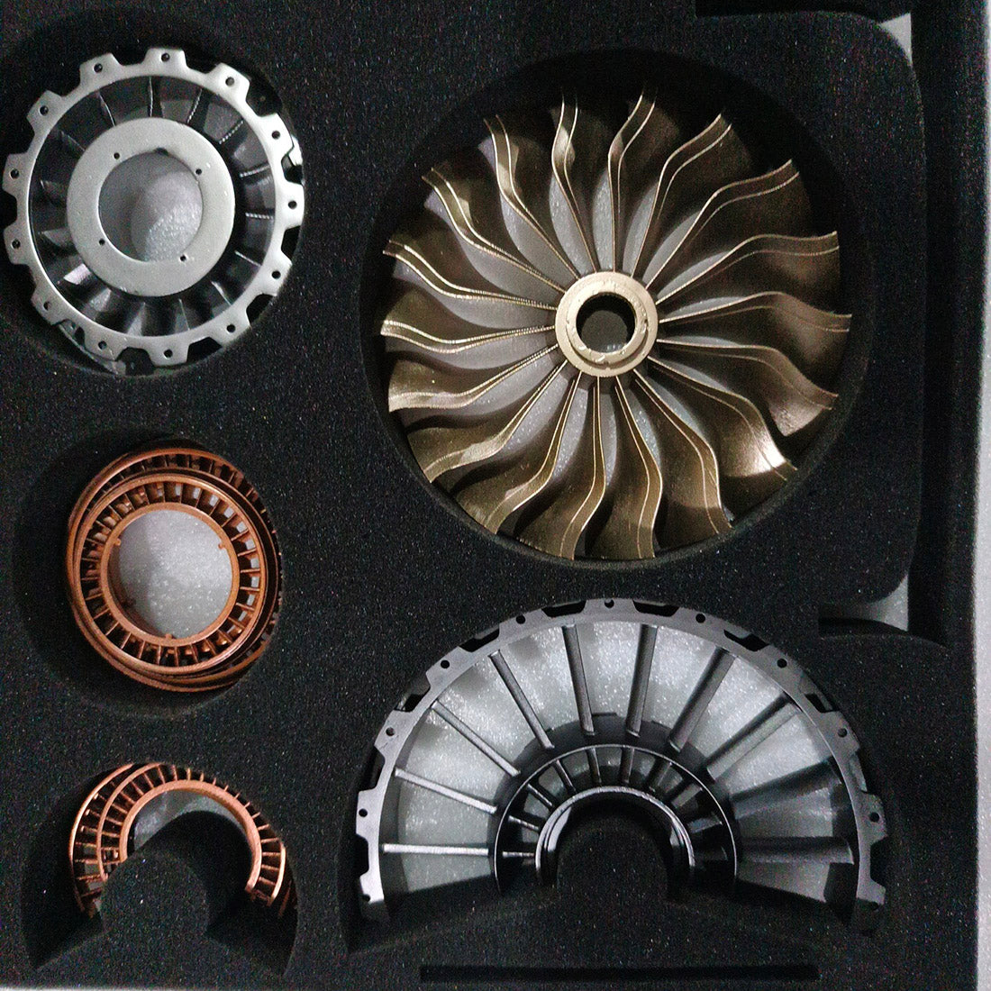 Turbofan Engine Model Kit 1/20 Scale Assembly Science Mechanical Tool Trent 900 (150+PCS)