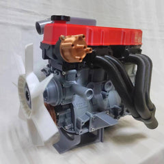 3D Printed Engine Model, MY MODEL 1/6 Scale R22 FDM Inline Four-cylinder Engine