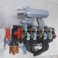 3D Printed Engine Model, MY MODEL 1/6 Scale R22 FDM Inline Four-cylinder Engine