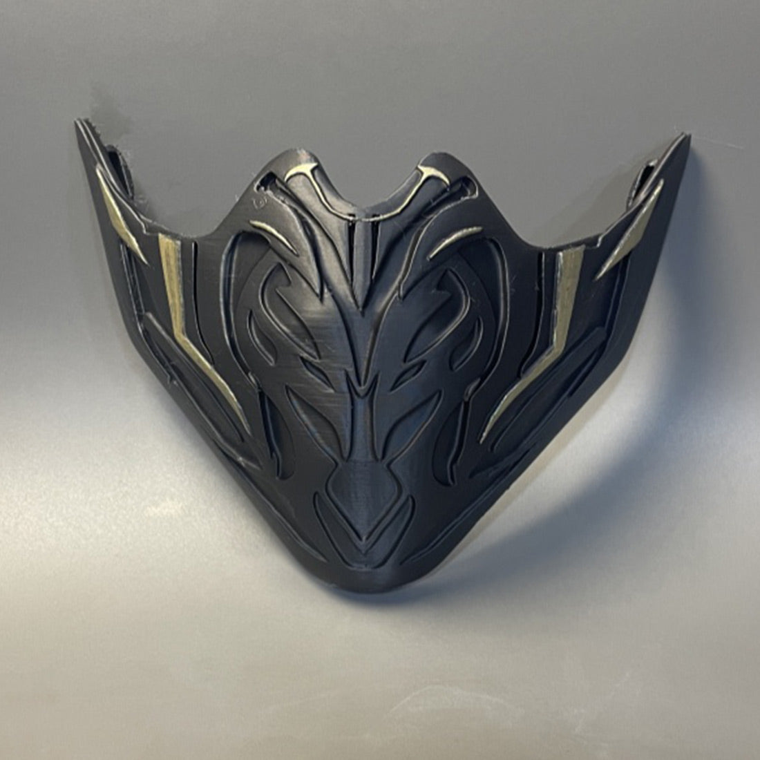 Codename Yuan Fu Rong Mask Cosplay Prop Custom Lightweight Mask for cosplay and Festivals (3D Printed Version/Black)