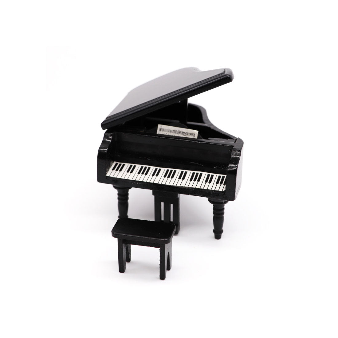 1/12 Mini Piano Model for Miniature Scene Models Dollhouse Accessories DIY Christmas Gift Assembly