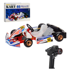 Mini RC Kart Assembly Model Kart-80 1/32 Scale 2.4G 3d print DIY Toy Gift KIT Version