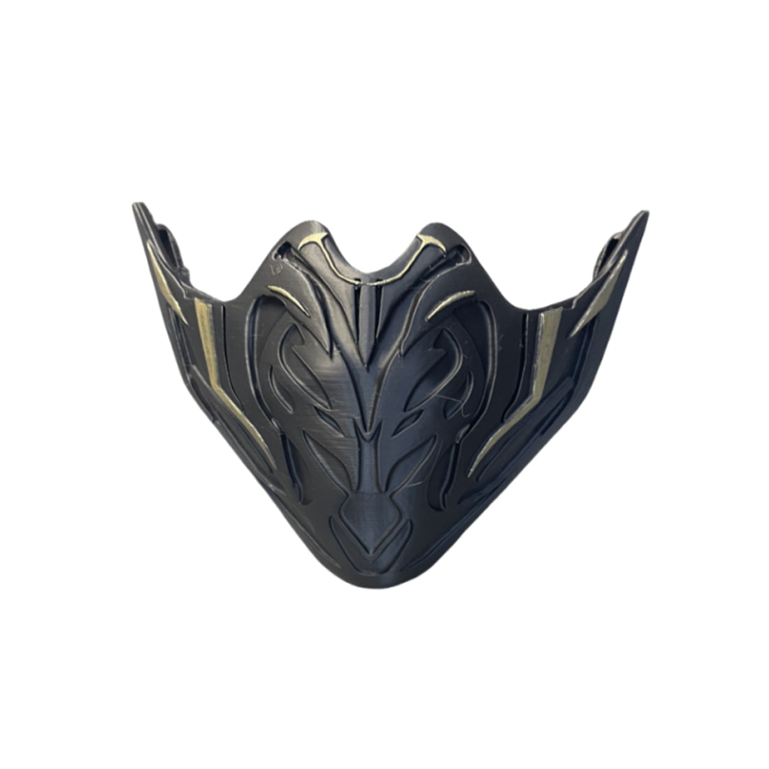 Codename Yuan Fu Rong Mask Cosplay Prop Custom Lightweight Mask for cosplay and Festivals (3D Printed Version/Black)