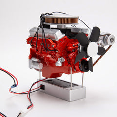 V8 Internal Combustion Engine Model 3D Printed Simulated Electric Kit 1/6 Scale Suitable for Chevrolet model cars