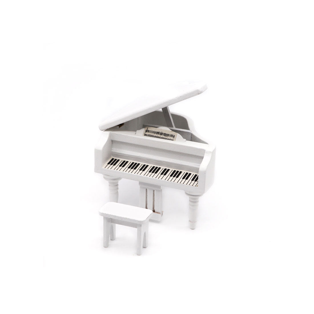 1/12 Mini Piano Model for Miniature Scene Models Dollhouse Accessories DIY Christmas Gift Assembly