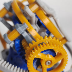 3D Printed Three-axis Tourbillon Clockwork