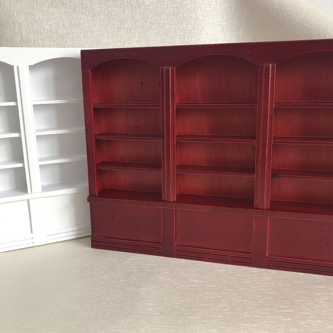 1/12 Mini European Bookshelf Cabinet Model for Miniature Scene Models And Dollhouse Decorate DIY Accessories