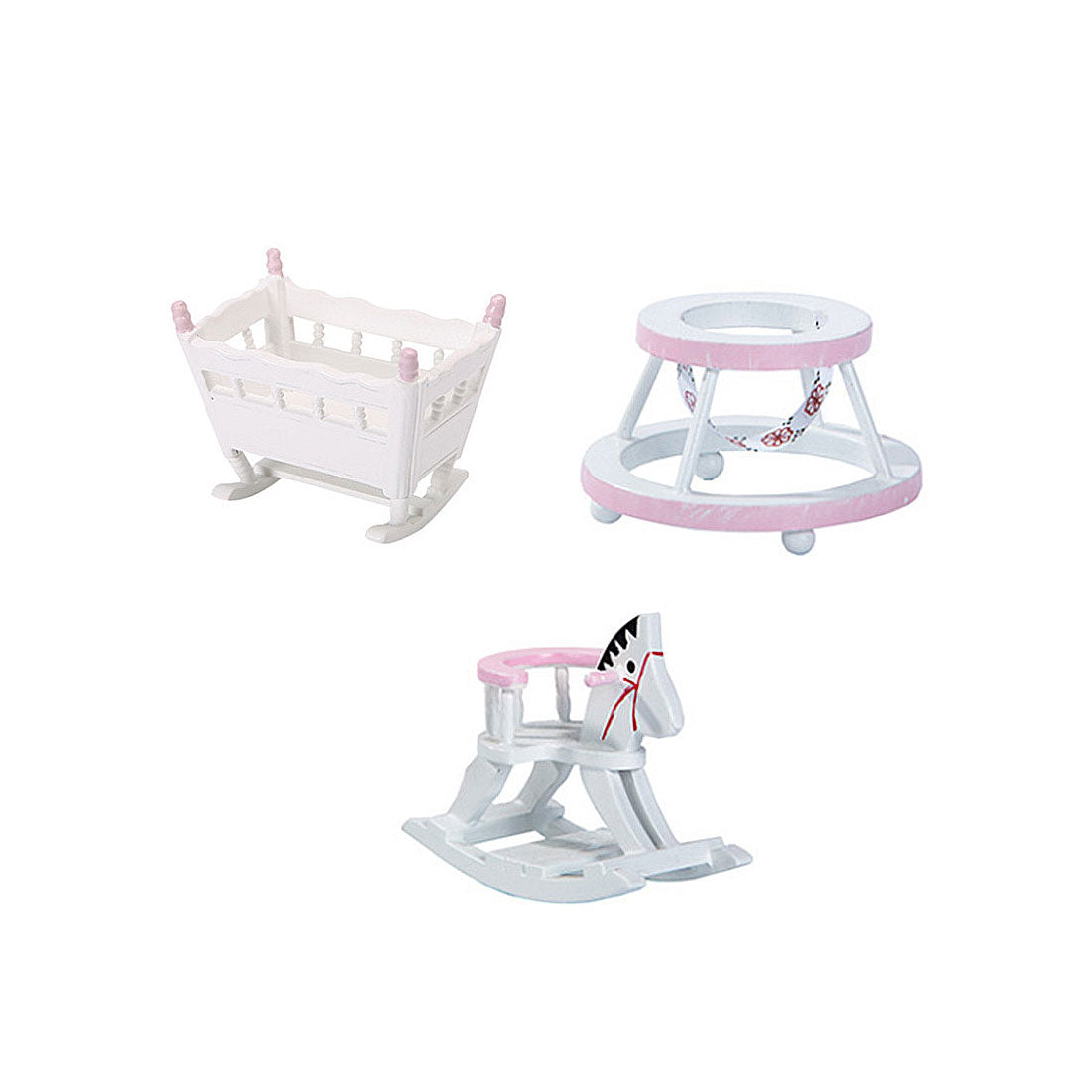 1/12 Mini Babys' Room Set for Miniature Scene Models  DIY Dollhouse Free Combination assembly Scene Model