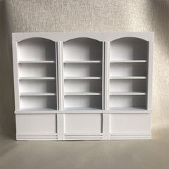 1/12 Mini European Bookshelf Cabinet Model for Miniature Scene Models And Dollhouse Decorate DIY Accessories