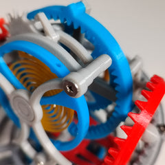 3D-gedrucktes Tourbillon-Uhrwerkmodell, mechanisches Uhrwerk-Tischmodell, DIY-Montagemodellbausatz 